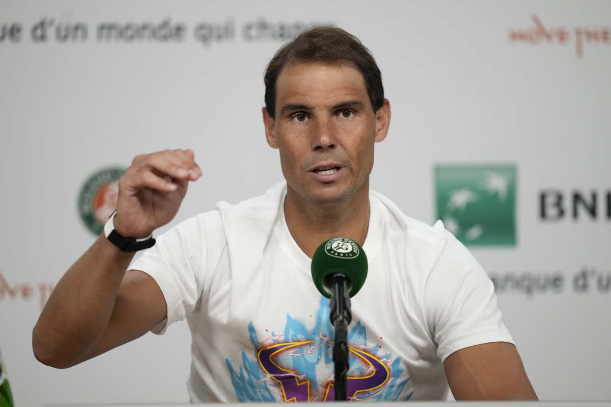 Nadal in conferenza stampa