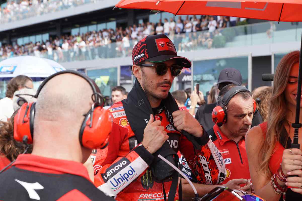 Pecco Bagnaia in griglia di partenza