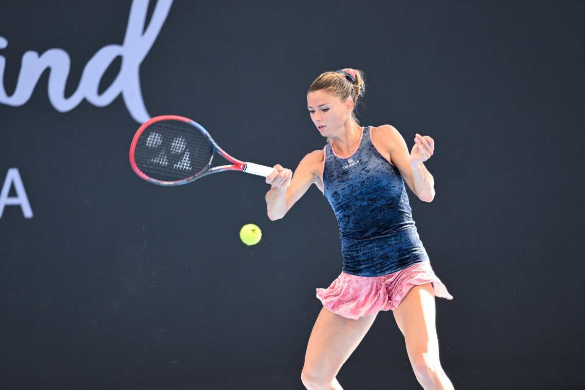 Camila Giorgi in campo