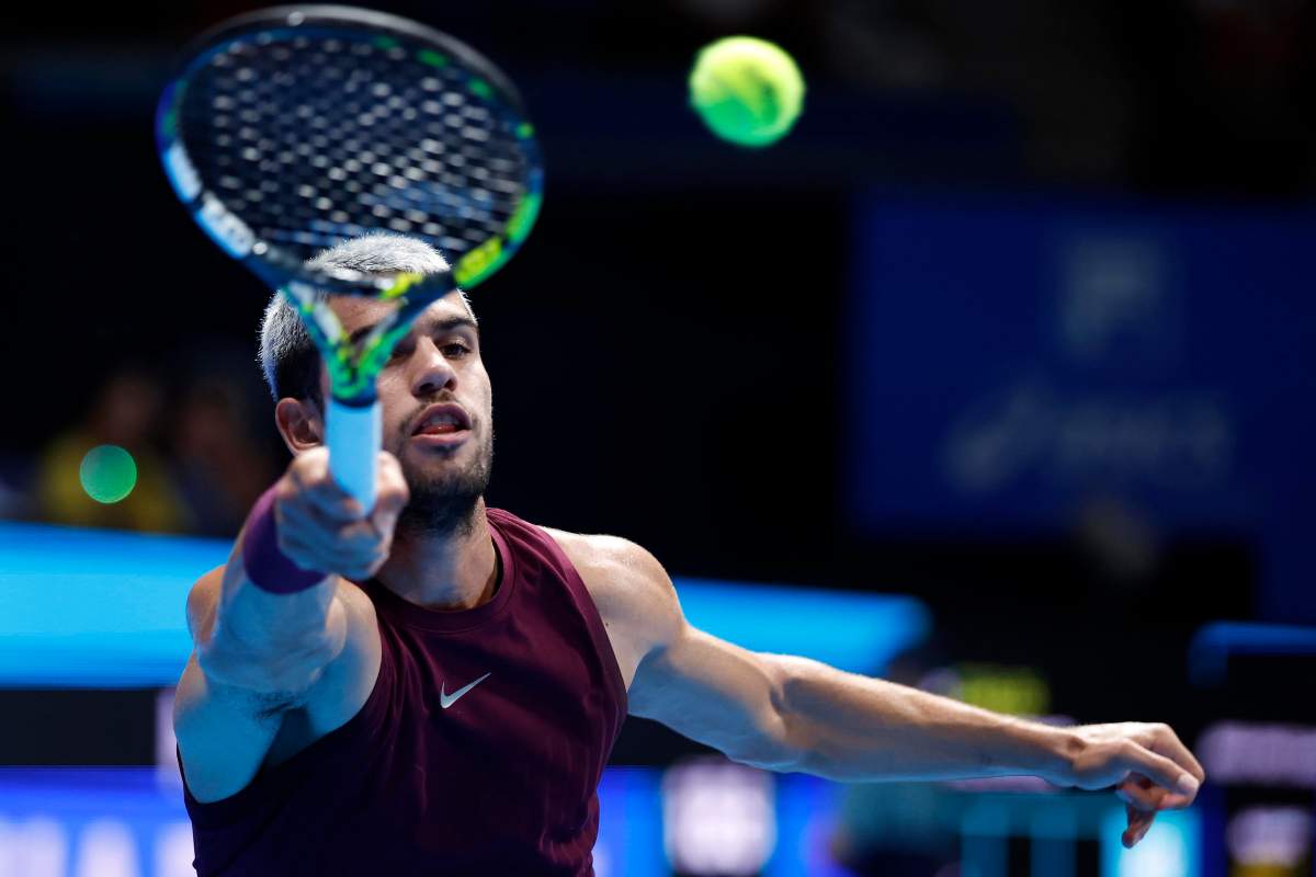 Carlos Alcaraz in campo