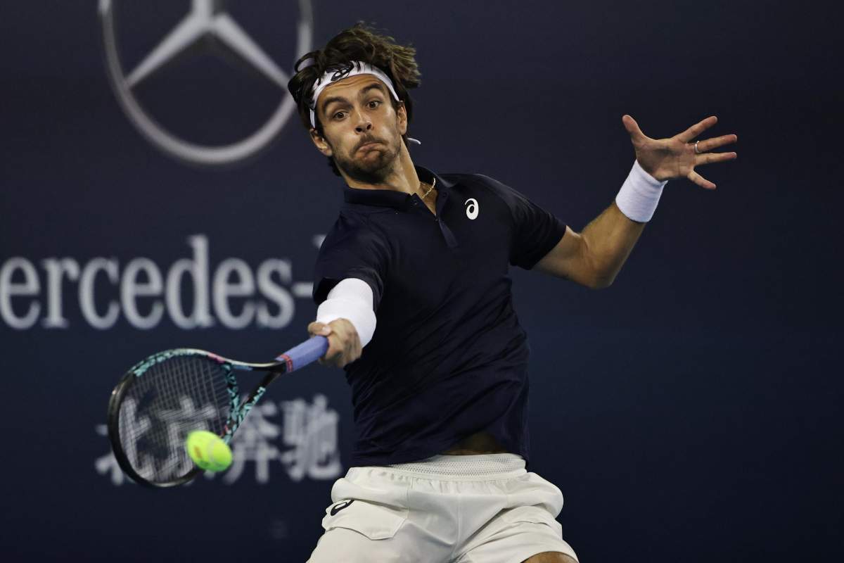 Lorenzo Musetti in campo