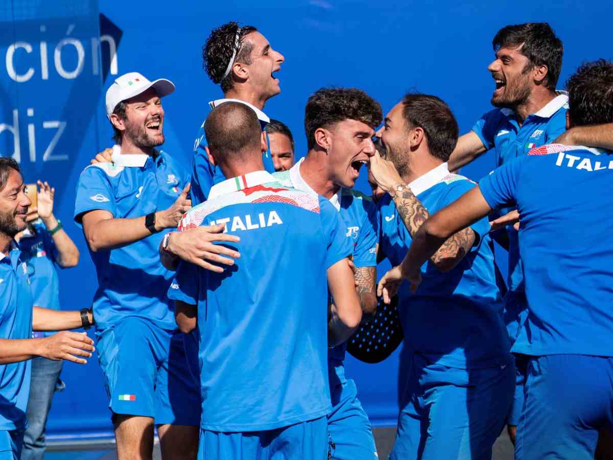 La Nazionale italiana di Padel in festa