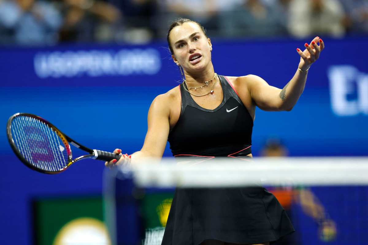 Sabalenka sbotta in campo