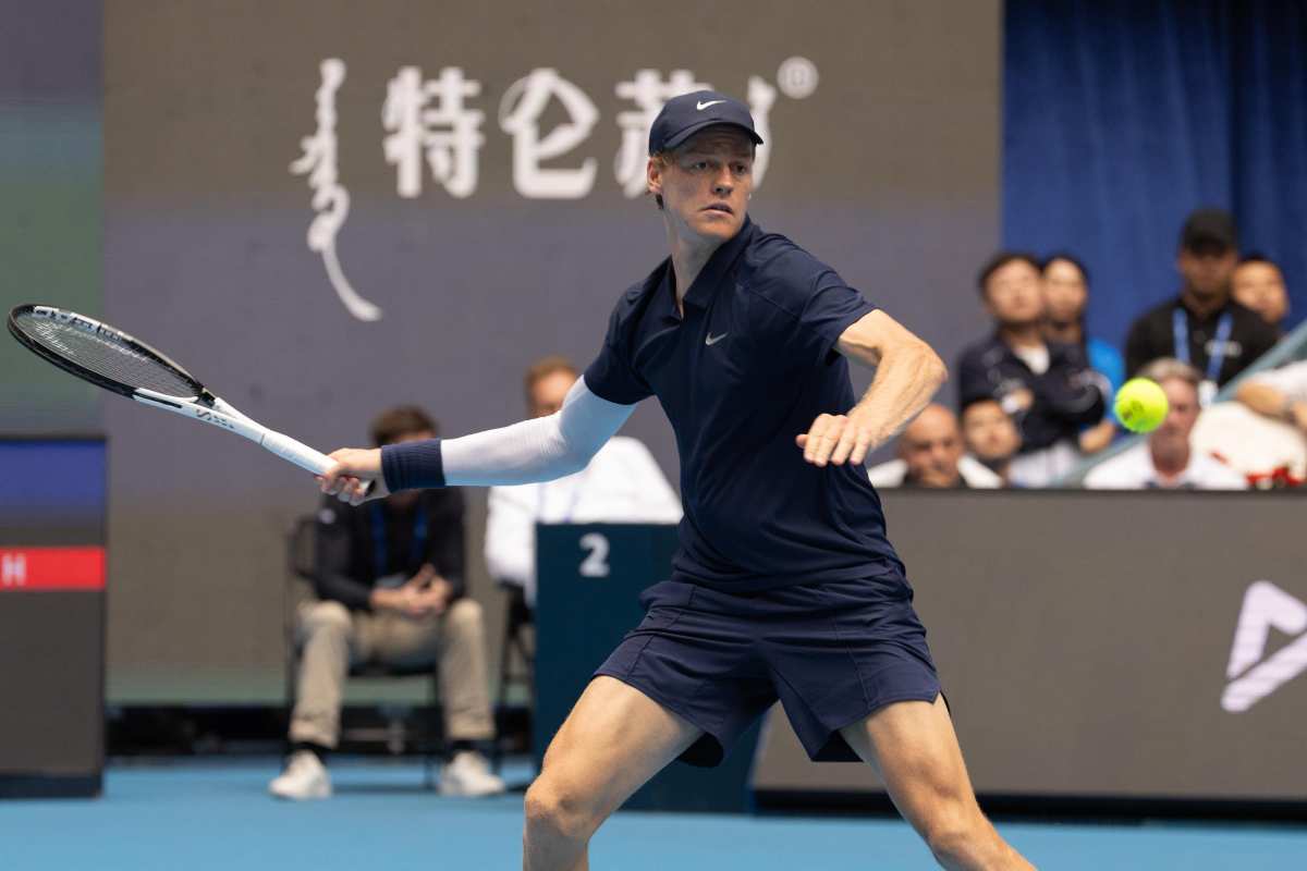 Sinner in campo a Pechino