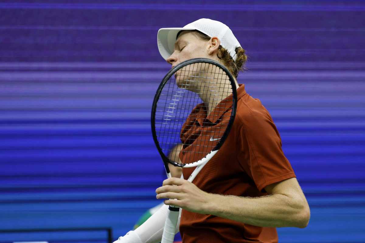 Sinner deluso in campo