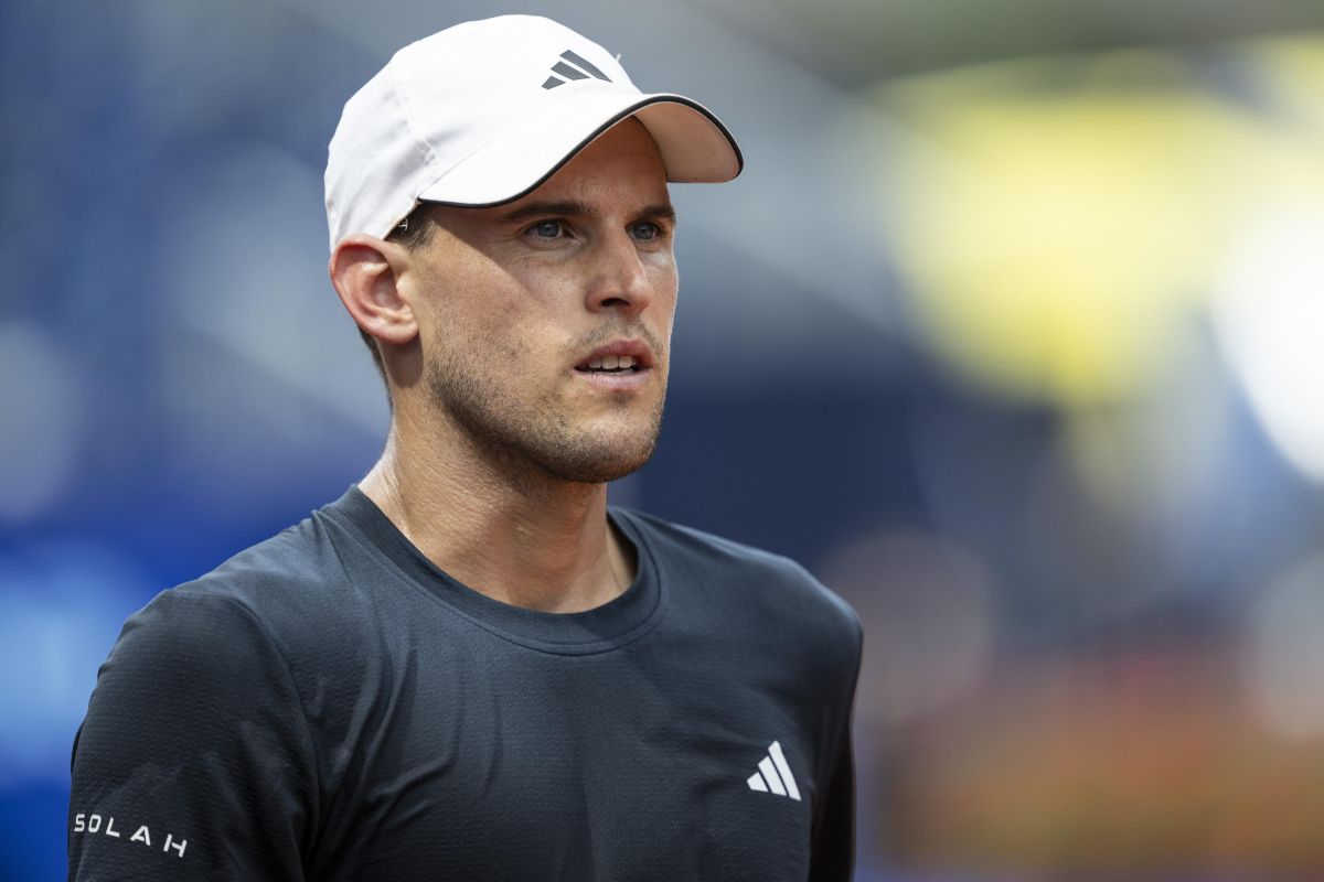 Primo piano di Dominic Thiem