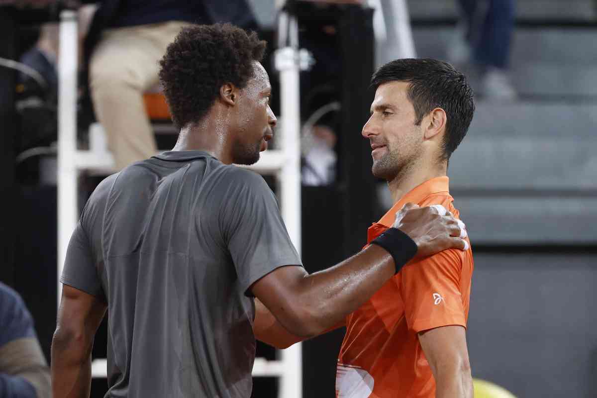 Novak Djokovic e Gael Monfils