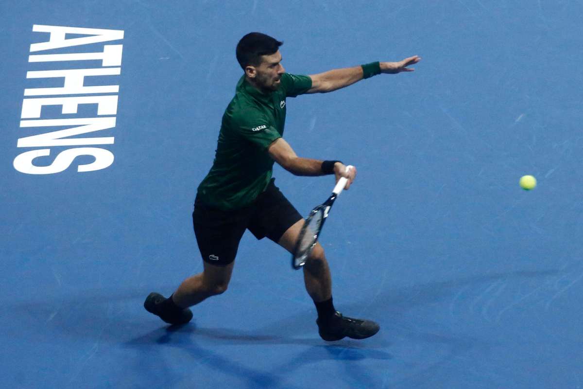 Djokovic in campo ad Atene