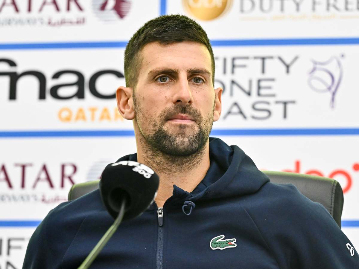 Djokovic in conferenza stampa