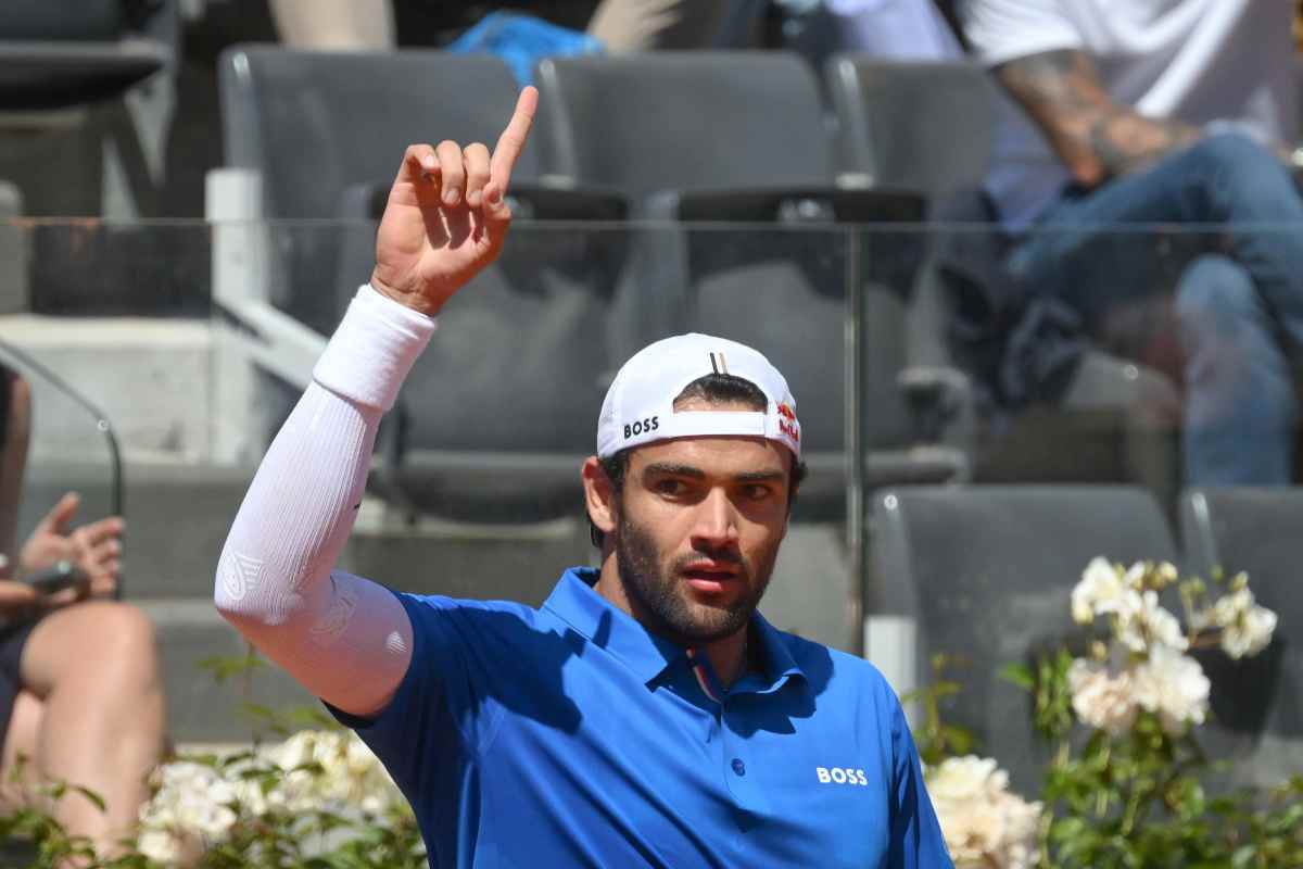 Matteo Berrettini indica il pubblico