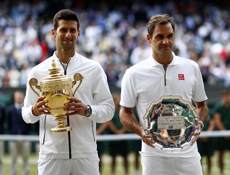 Federer e Djokovic premiati a Wimbledon