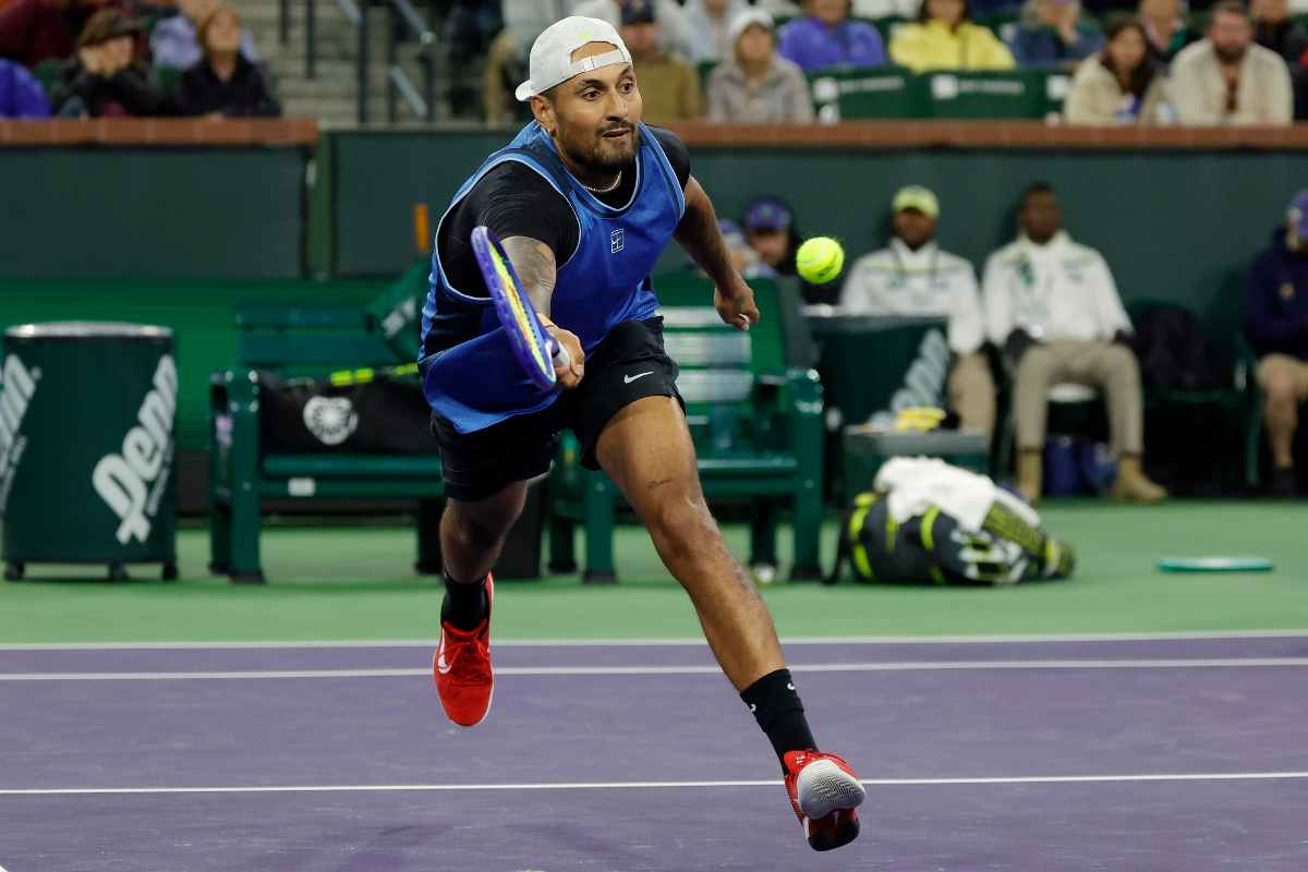 Nick Kyrgios in azione 