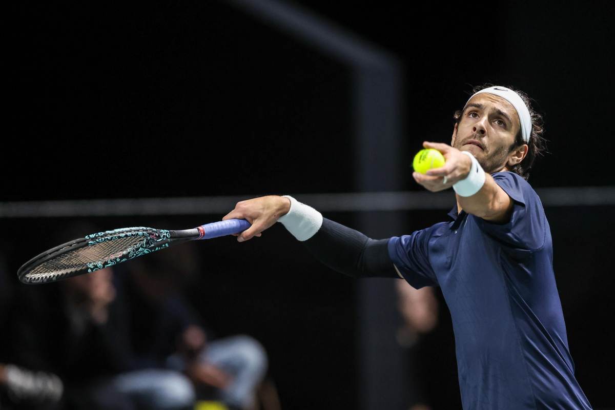 Lorenzo Musetti in campo