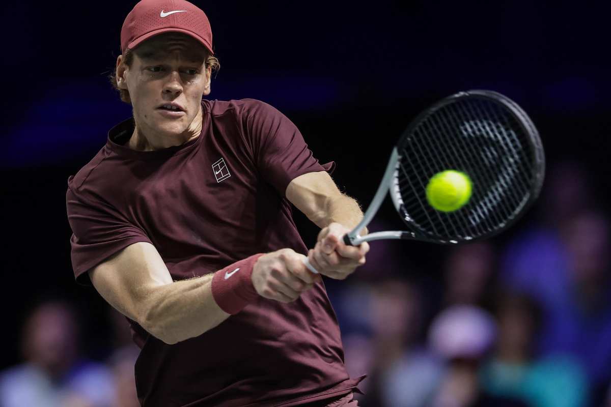 Sinner in campo al Masters di Parigi