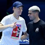 Sinner e Alcaraz insieme in allenamento