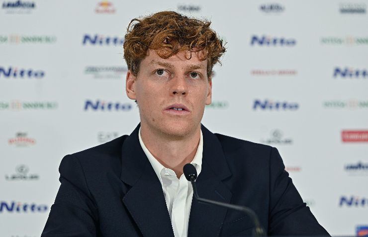 Jannik Sinner in conferenza stampa