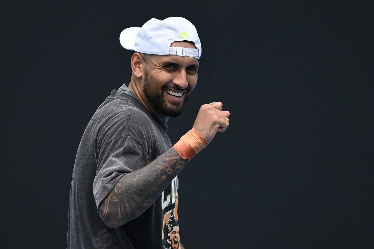 Nick Kyrgios sorridente