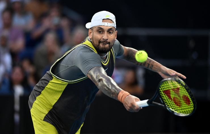 Nick Kyrgios in campo