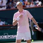 Jannik Sinner in campo